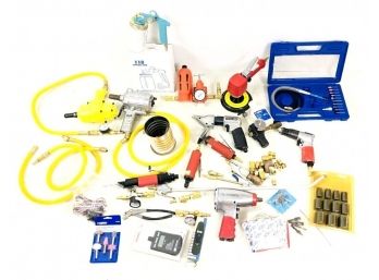 Large Collection Of Air Tools & Accessories - #AR1