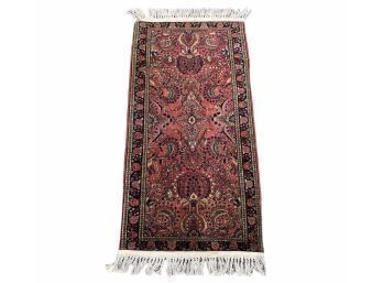 Persian Sarouk Wool Area Rug - #S5-4