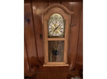 Daniel Dakota Tempus Fugit Wall Clock With Westminster Chime - #AR1