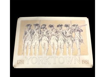Pencil Signed Yorktown (1781-1981) Lithographic Poster - #S8-5