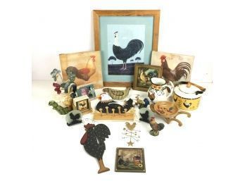Collection Of Rooster & Chicken Decor - #R3