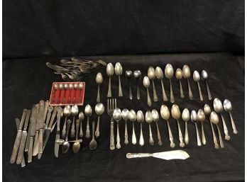 Mixed Collection Of Antique Cutlery & Vintage State Spoons - #S6-4