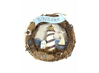 Lighthouse Welcome Wreath - #S1-3