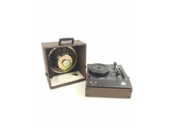 Telex Communications Record Player & Speaker, Model 540V - #S9-2