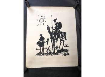 Picasso 1955 Don Quixote Silkscreen Print - #S5-4