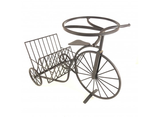 Wrought Iron Bicycle Phone Table - #LR2-F