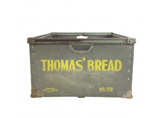 Vintage Thomas' Bread Crate - Mfg. By William Bal Corp. - #LR1