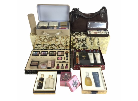 Make-Up & Perfume Kits: Estee Lauder, Elizabeth Taylor - #S5-2 (Orange)