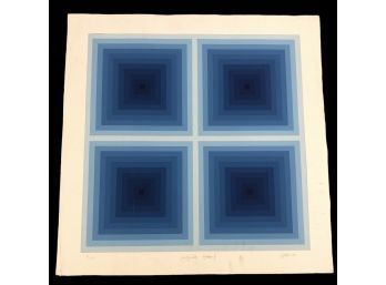 Signed Geometric Lithograph 240/250 - #S5-2