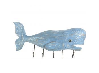 Wooden Sperm Whale Coat Rack - S4-4