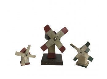 Primitive Dutch Folk Art Whirligig Windmills - #D (193-112)
