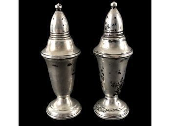 Weighted Sterling Salt & Pepper Shakers - #D