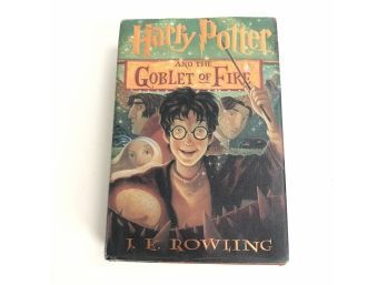 Harry Potter Goblet Of Fire Hardcover Book, First Edition - #S1-3