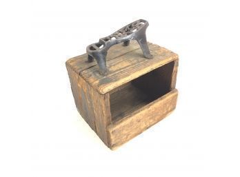 Antique Shoe Shine Box - #S1-2