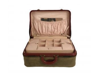 Vintage Elizabeth Arden New York Jewelry / MakeUp Travel Case - #S2-1 (Pink)