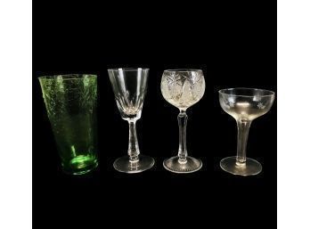 Vintage Glass Barware & Stemware - #S14-1 (Orange 360-218)