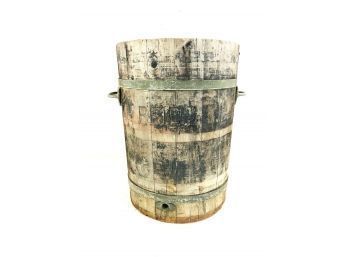 Vintage Reid's Wooden Wine Barrel - #S2-1