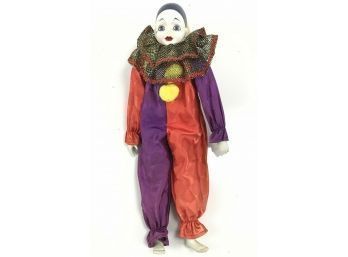 Le Ptit Pierrot Musical Doll - Collection De Poupees - Madame Verte Sankyo 1979 - #S3-2