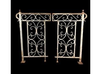 Antique Wrought Iron Gate - #BS