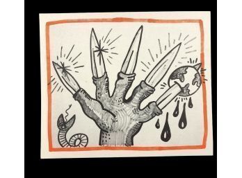 Keith Haring AGAINST ALL ODDS 1990 Lithograph - #D