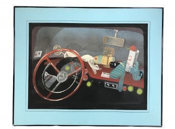 Pop Art Lithograph PARADISE BY THE DASHBOARD LIGHTS, Signed J. Jernigan - #W2