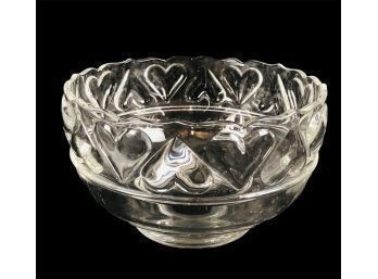 Tiffany & Co. Crystal Heart Bowl - #S-11