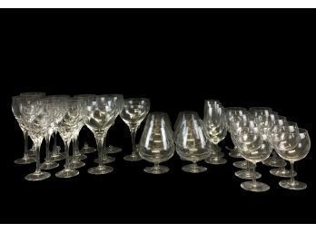 Stemware Collection: Orrefors Crystal, Rosenthal Studio Line & Clear Glass - #S9-1 (380-82)