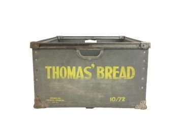 Vintage Thomas' Bread Crate - Mfg. By William Bal Corp. - #LR1