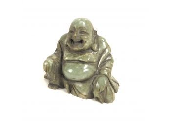 Carved Stone Happy Buddha Figurine - #S11