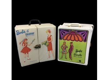 Vintage 1960s Barbie Doll Trunk & Carrying Case By Mattel - #S5-4