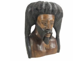 Hand Carved Wood African Sculpture - #BS