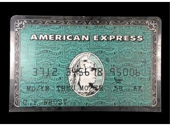 Large Plastic American Express Card Advertising Sign - #W1