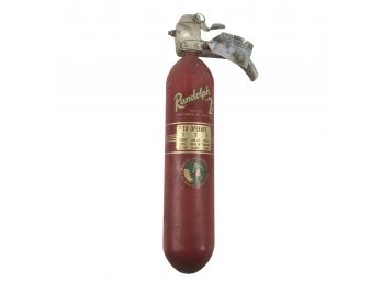 1940s Randolph Laboratories 2' Carbon Dioxide Fire Extinguisher - #S7-2