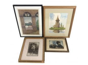 Collection Of Signed Artworks & Antique Photograph - #S7-3