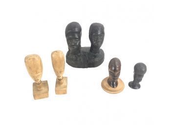 Imported Hand Carved African Wood Sculptures - #S6-4