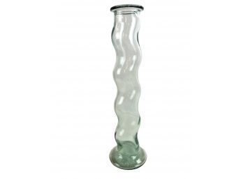 1970s Italian Curved Glass Vase - #S13-1