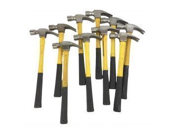 Set Of 10 Heavy Duty Claw Hammers - #S9-1