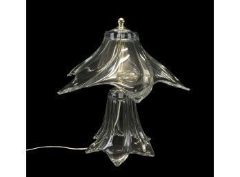 Vannes Le Chatel French Crystal Table Lamp, WORKS - #RR2