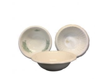 Collection Of Ironstone Wash Basins - #S6-1