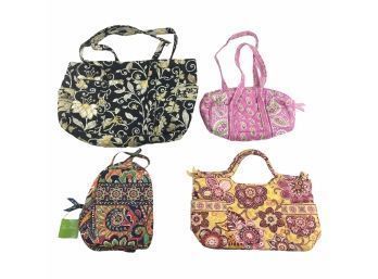 Collection Of Vera Bradley Totes / Shoulder Bag, Lunch Bag With Tags - #S1-4