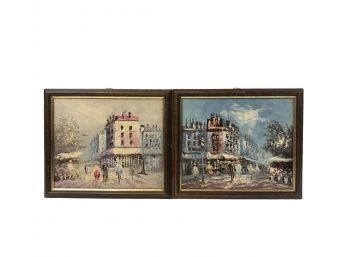 French Impressionist Cityscape Oil Paintings - #S8-4