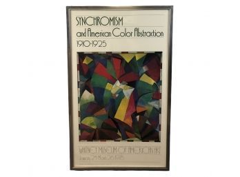 1978 Whitney Museum Of American Art Exhibition Poster, SYNCHROMISM - #BW