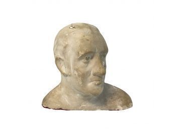 1960s Plaster Of Paris Bust Of A Man - #S10-2