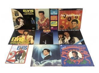 1960s Elvis Vinyl Record Collection - #S9-4