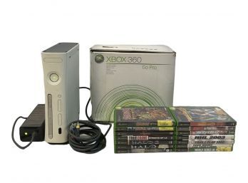 Xbox 360 Game System With 14 Games - #S14-4