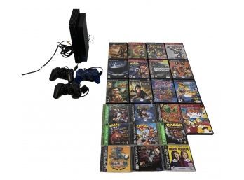 Sony Play Station 2 Game System & 22 Games - #S3-3