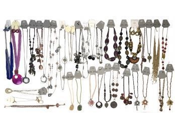 Large Costume Necklace Collection, New With Tags - #JC-M