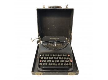Vintage Remington Model 5 Typewriter With Case - #S11-1