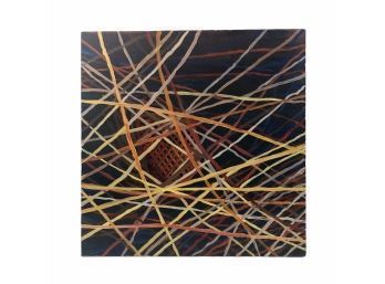 Abstract Oil On Canvas Painting - #SW