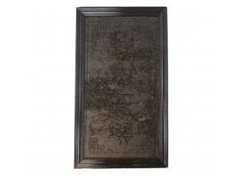 Framed Chinese Black Tea Brick - #S12-5